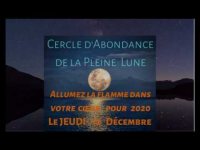 Cercle D'Abondance De la Pleine Lune 12-12-2019